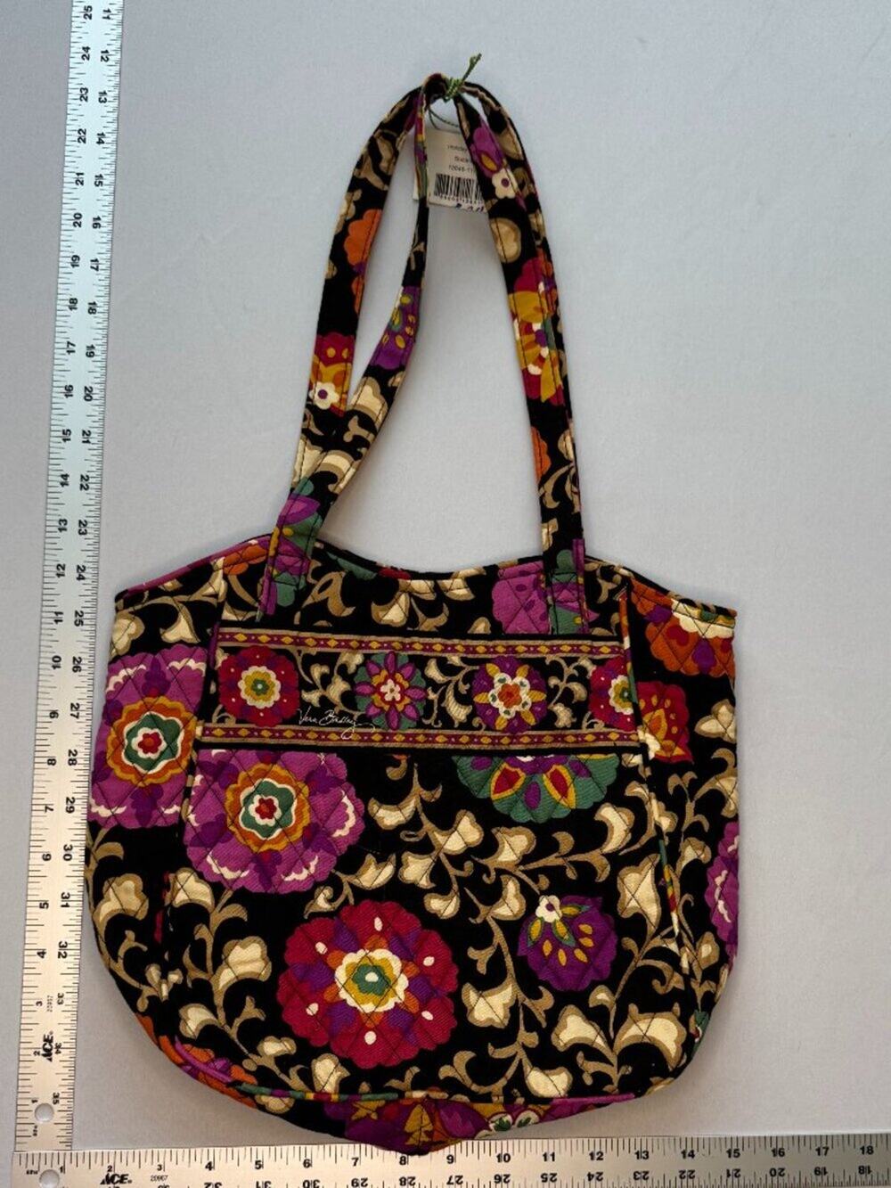 Vera Bradley Holiday Tote in Suzani + Bottle Cinch Bag